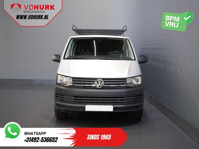 Volkswagen TRANSPORTER 2.0 TDI L2 DC Dubbel Cabine BPM VRIJ! NL Auto/ Imperiaal/ Carplay/ 18" LMV/ Cruise/ Trekhaak/ Airco