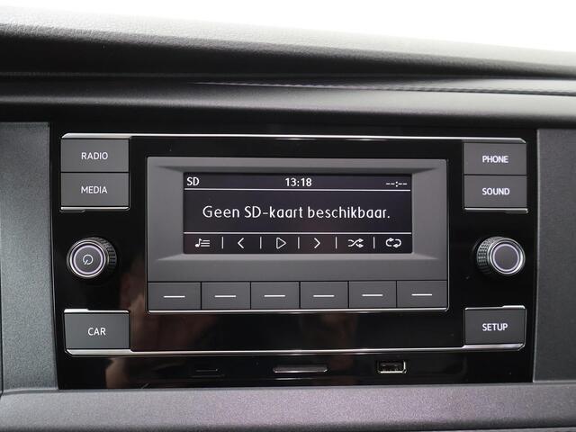 Volkswagen TRANSPORTER 2.0 TDI L2H1 28 | 150 PK | Automaat | Led lampen V+A | Mistlampen voor | Comfortstoelen + 2x armleuningen | Airco | Cruise Control | Radio Composition + BT | Achterklep + Achterruit + Verwarming | BPM Vrij