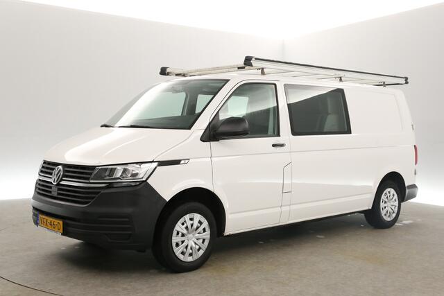Volkswagen TRANSPORTER 2.0 TDI L2H1 140PK Dubbele Cabine 5 Persoons Airco PDC Imperiaal Elektrpakket Trekhaak