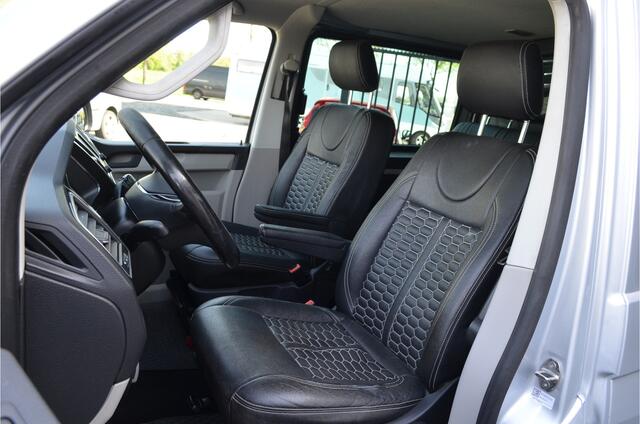 Volkswagen TRANSPORTER 2.0 TDI L2H1 DC 4Motion Highline LED koplampen | NL auto | Navi | a.Camera | Leer | Stoelverwarming | Trekhaak