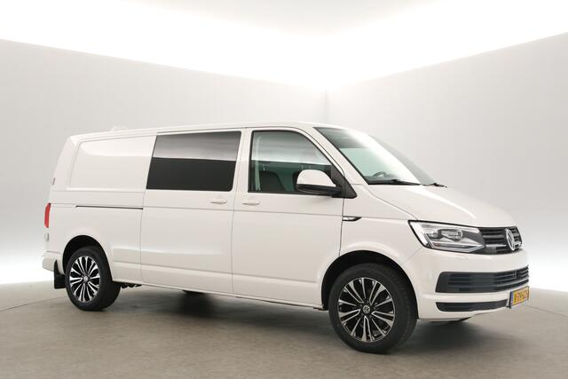 Volkswagen TRANSPORTER 2.0 TDI L2H1 150PK Dubbele Cabine 5 Pers DSG Automaat 2xSchuifdeur Airco Cruise Carplay Navi PDC 18''LMV Trekhaak
