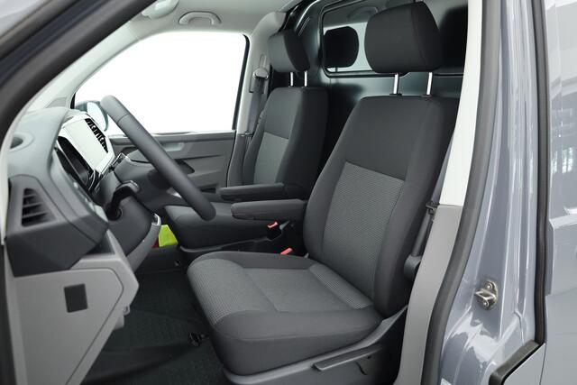 Volkswagen TRANSPORTER 2.0 TDI - 150pk DSG-Automaat | Dubb. Cabine | Digitaal Cockpit | Airco | Navi | Cruise | 2x Schuifdeur | Pure Grey | BPM Vrij!