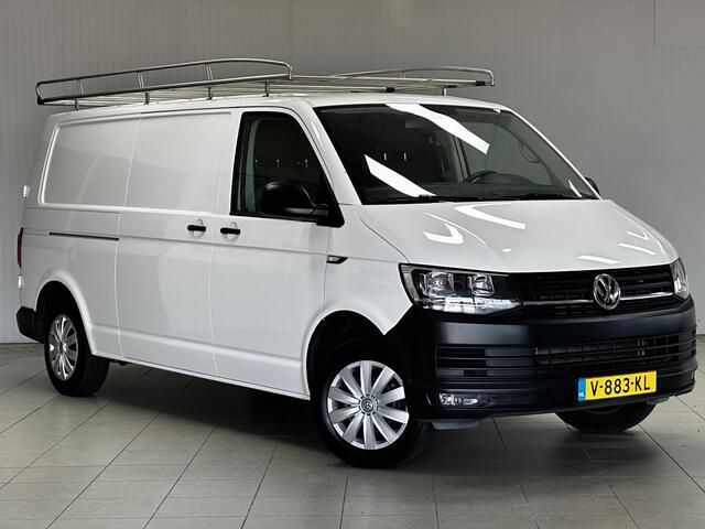 Volkswagen TRANSPORTER 2.0 TDI L2H1 Highline/ Trekhaak/ Dubbele-Schuifdeur Voorruitverw./ Imperiaal/ Airco/ Cruise/ Elek. pakket/ Bluetooth/ Armsteun/ Multi. LEDER. Stuur/ PDC.
