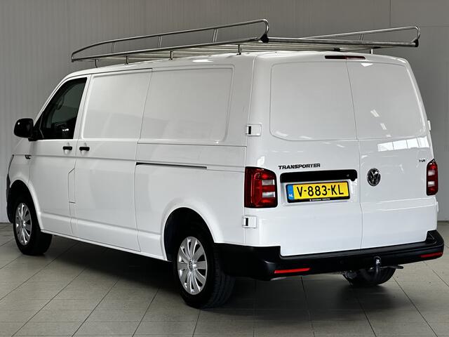 Volkswagen TRANSPORTER 2.0 TDI L2H1 Highline/ Trekhaak/ Dubbele-Schuifdeur Voorruitverw./ Imperiaal/ Airco/ Cruise/ Elek. pakket/ Bluetooth/ Armsteun/ Multi. LEDER. Stuur/ PDC.