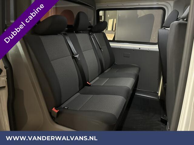 Volkswagen TRANSPORTER 2.0 TDI L2H1 Dubbele Cabine Euro6 Airco | 5-Zits | Navigatie | Trekhaak | Apple Carplay Android Auto, Cruisecontrol, Parkeersensoren
