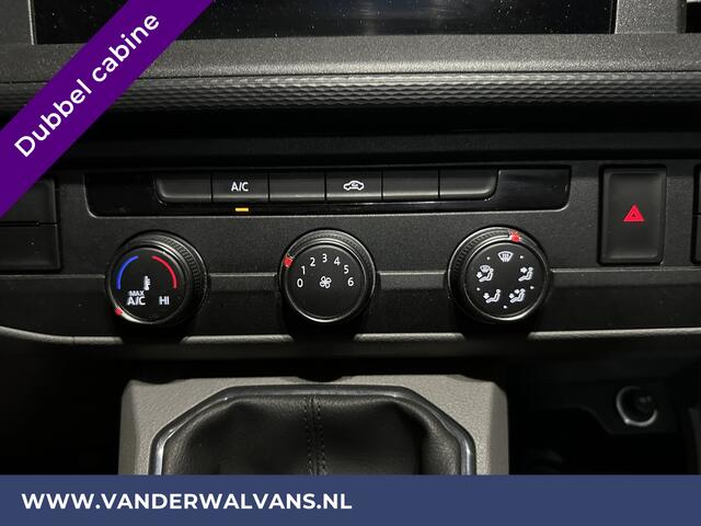 Volkswagen TRANSPORTER 2.0 TDI L2H1 Dubbele Cabine Euro6 Airco | 5-Zits | Navigatie | Trekhaak | Apple Carplay Android Auto, Cruisecontrol, Parkeersensoren