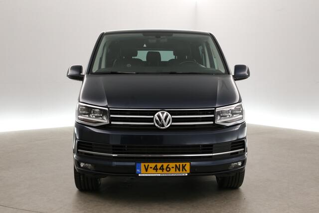 Volkswagen TRANSPORTER 2.0 TDI L2H1 | Dubbele Cabine | 5 Persoons | 204PK DSG Automaat Camera Carplay LED 2xSchuifdeur Airco Cruise Trekhaak Leder Navi 18"LMV PDC