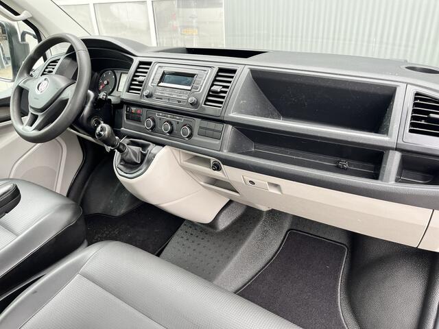 Volkswagen TRANSPORTER 2.0 TDI L1H1 Pick up open laadbak Airco Bluetooth trekhaak 2200kg trekgewicht 1e eigenaar Dealer onderhouden Euro 6 P-up Bakwagen Doka Pritsche Ahk 2500kg