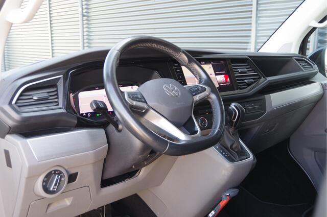 Volkswagen TRANSPORTER 2.0 TDI L2 BULLI 150PK AUT. LED, LEDER, TREKHAAK, ADAPT. CRUISE, DIGITAL COCKPIT, NAVI, AIRCO, CARPLAY, PARKEERSENSOREN, NL AUTO, NAP