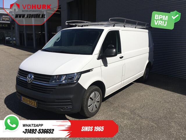 Volkswagen TRANSPORTER 2.0 TDI L2 BPM VRIJ! Imperiaal/ Carplay/ Airco/ Cruise/ PDC/ Trekhaak