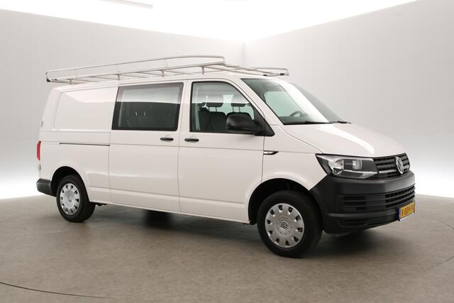 Volkswagen TRANSPORTER 2.0 TDI L2H1 140PK | Dubbele Cabine | 6 Persoons | Airco Carplay Navi Imperiaal Trekhaak