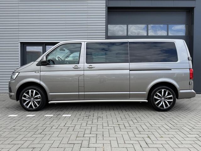 Volkswagen TRANSPORTER 2.0 TDI L2H1 DC Highline 5 persoons ?Automaat ?Full LED ?Half Leder Alcantara ?Dubbele Schuifdeur ?Navigatie ?Parkeersensoren ?Trekhaak