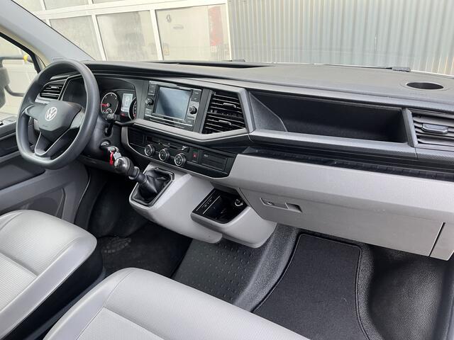 Volkswagen TRANSPORTER 2.0 TDI 150pk Pick up Kipper Airco Cruise controle 1e eigenaar Telefoonverbinding Dealer onderhouden Gereedschapskist 3-Persoons Kieper P-up Doka Pritsche Euro 6