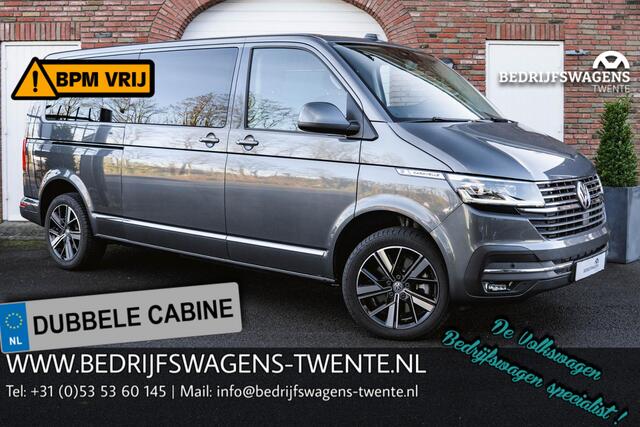 Volkswagen TRANSPORTER 2.0 TDI 204PK DSG L2H1 DUB/CAB LED LEDER NAVI Volkswagen Transporter 2.0 TDI L2H1 30 DC