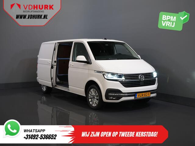 Volkswagen TRANSPORTER 2.0 TDI L2 BULLI BPM VRIJ! NL Auto/ LED/ Adapt. Cruise/ Virtual Cockpit/ 17" LMV/ Carplay/ PDC/ Airco
