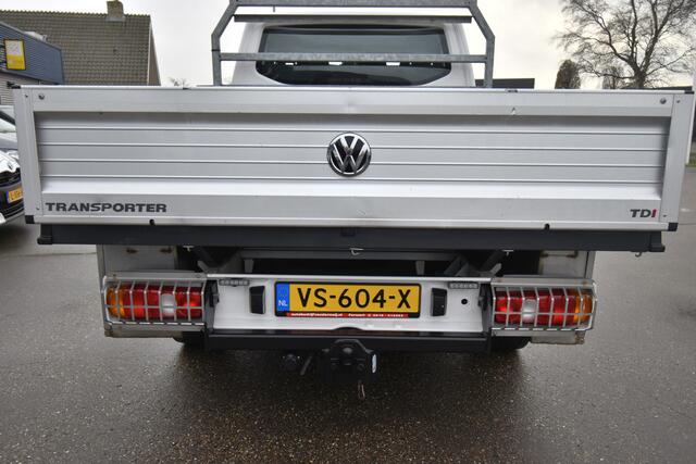 Volkswagen TRANSPORTER 2.0 TDI L2H1 DC , 140PK , TREKHAAK , AIRCO , 6-PERSOONS ,