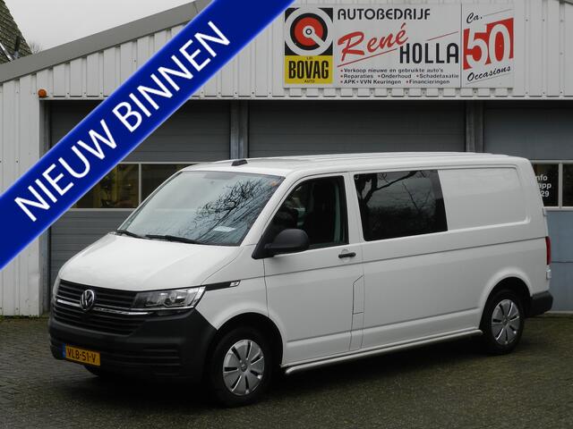 Volkswagen TRANSPORTER 2.0 TDI L2H1 30 DC 6Pers Apple & Android Trekhaak