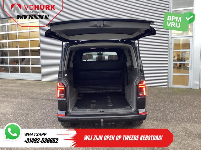 Volkswagen TRANSPORTER T6.1 2.0 TDI 150 pk DSG Aut. L2 DC Dubbel Cabine LED/ 20" LMV/ Elek. Schuifdeur/ Alpine/ Leder/ Climate/ Cruise/ Camera/ Trekhaak
