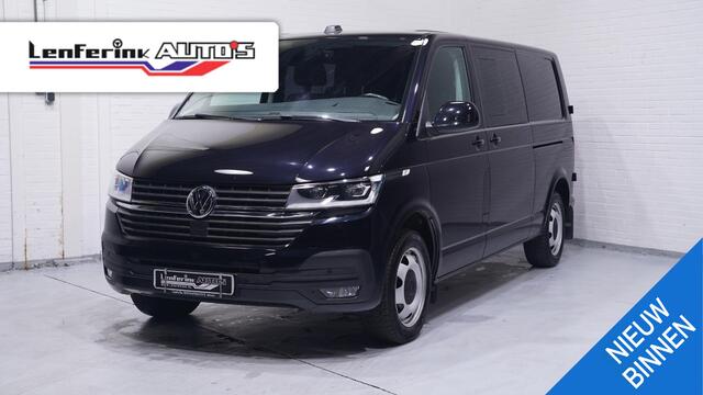 Volkswagen TRANSPORTER 2.0 TDI 150 pk L2 Dubbel Cabine DSG Aut. 6-Zits 2x Schuifdeur, LED Koplampen, App Connect, Trekhaak
