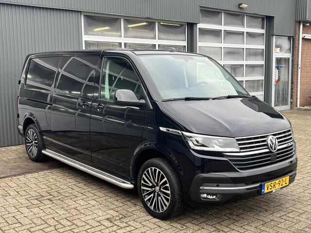 Volkswagen TRANSPORTER 2.0 TDI L2H1 Bulli 150pk Automaat Airco Cruise controle Digitaal display Trekhaak 2500kg trekgewicht 2-Persoons Telefoonverbinding Apple carplay Sitebars Euro 6 Dealer onderhouden