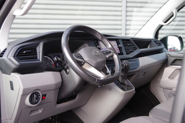 Volkswagen TRANSPORTER 2.0 TDI L2 3-ZITS, AUT. LED, 2X SCHUIFDEUR, TREKHAAK, STOELVERWARMING, CAMERA, ADAPT. CRUISE, AIRCO