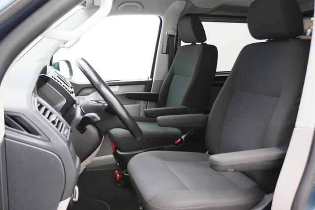 Volkswagen TRANSPORTER 2.0 TDI DSG 150 PK Lang Highline 5-Zits, Camera, ACC, LED, Apple Carplay, Verwarmde Voorruit, Trekhaak, 18''