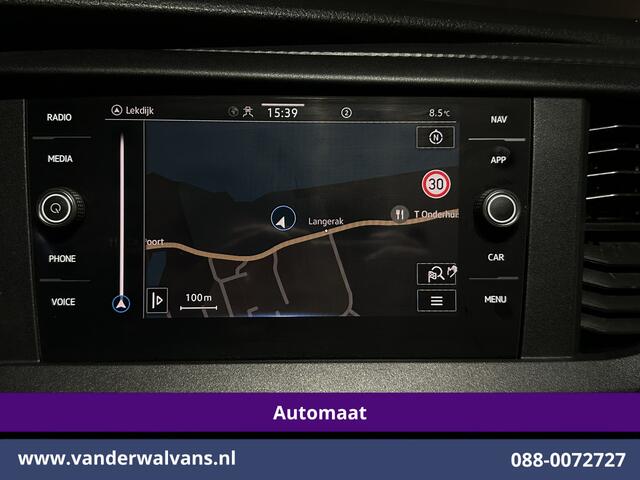 Volkswagen TRANSPORTER 2.0 TDI 150pk Automaat L1H1 Euro6 Airco | Navigatie | Camera | Android Auto | Cruisecontrol | Trekhaak Parkeersensoren, Bijrijdersbank