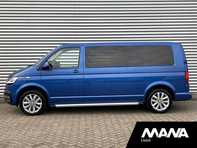 Volkswagen TRANSPORTER 2.0TDI L2H1 199PK DC BULLI Automaat Lederen bekleding Camera Cruise Airco Stoelverwarming LED