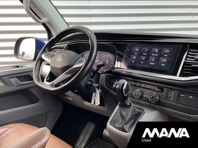 Volkswagen TRANSPORTER 2.0TDI L2H1 199PK DC BULLI Automaat Lederen bekleding Camera Cruise Airco Stoelverwarming LED