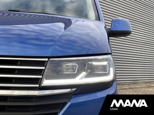 Volkswagen TRANSPORTER 2.0TDI L2H1 199PK DC BULLI Automaat Lederen bekleding Camera Cruise Airco Stoelverwarming LED