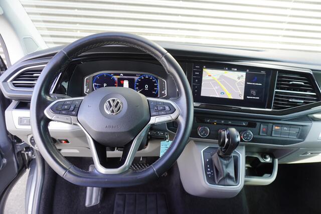 Volkswagen TRANSPORTER 199pk Automaat 4x4 Bulli Dubbele cabine Trekhaak Camera Apple Carplay Navigatie digitaal dashboard ACC Cruise control Stoelverwarming