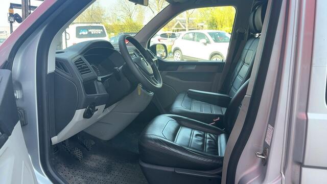 Volkswagen TRANSPORTER 2.0 TDI L2H1 DC 6 PERS / TREKHAAK / 1STE EIG / DEALER OH / LEDER / AIRCO / BLUETOOTH / CRUISE / NL-AUTO