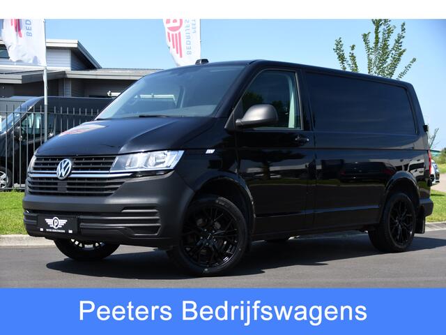Volkswagen TRANSPORTER 2.0 TDI L1H1 30 Black Edition Cruise, Carplay, 150PK, Automaat, Standkachel, Stoelverwarming, Sensoren, Trekhaak