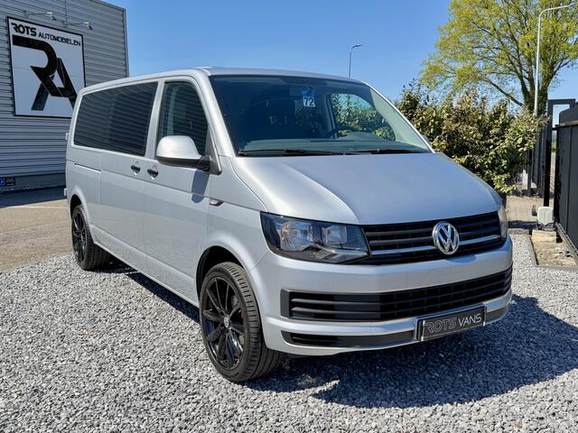Volkswagen TRANSPORTER 2.0 TDI Extra Lang T6 150PK Dubbel Cabine 2018 Zilver Metallic