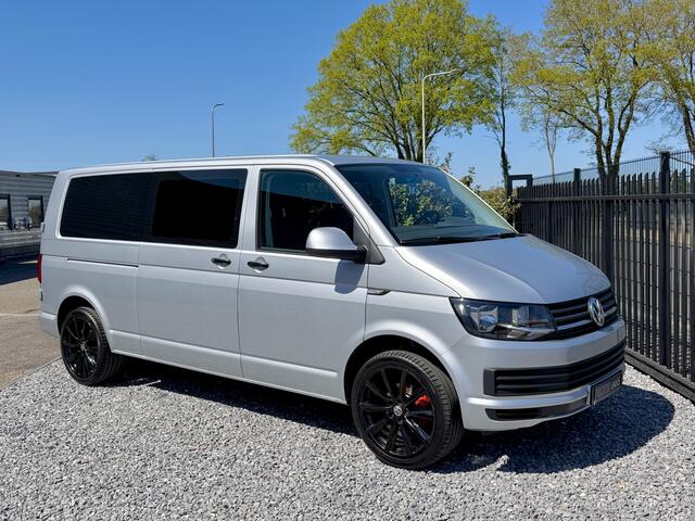 Volkswagen TRANSPORTER 2.0 TDI Extra Lang T6 150PK Dubbel Cabine 2018 Zilver Metallic