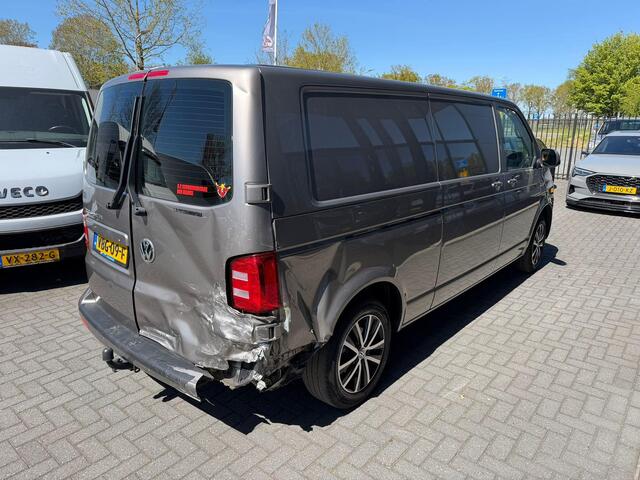 Volkswagen TRANSPORTER 2.0 TDI L2H1 DC Comfortline Plus achterschade, airco, cruise, automaat, led, luxe, MARGE
