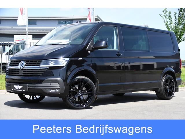Volkswagen TRANSPORTER 2.0 TDI L2H1 DC 4Motion Black Edition Camera, Adaptieve Cruise, Carplay, LED, 4x4, Stoelverwarming, Automaat, Trekhaak, 199pk, Uniek!