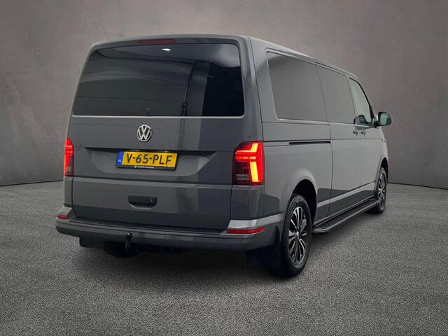 Volkswagen TRANSPORTER T6.1 2.0 TDI 150pk DSG L2 | Achterklep| Trekhaak | LED koplampen / achterlichten | Camera | Cruise Control | Glasslookpanelen | Laadruimte betimmerd | 17"| Apple Carplay / Android Auto | BPM-vrij