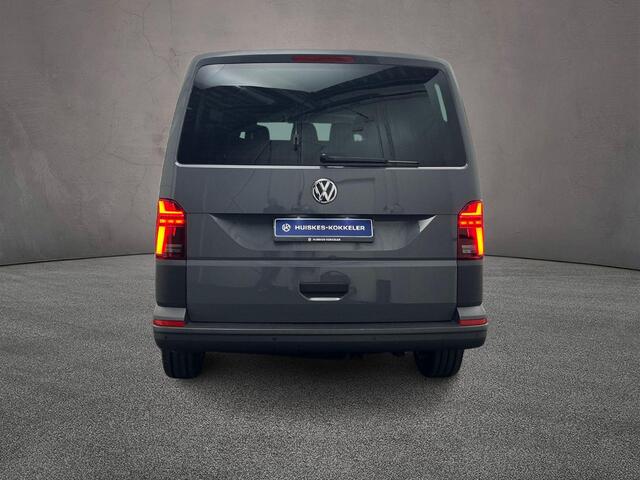 Volkswagen TRANSPORTER T6.1 2.0 TDI 204pk DSG L2 Dubbele cabine | LED koplampen & achterlichten | 2x schuifdeur | Camera | Navigatie | Verwarmde voorruit | Stoelverwarming | Cruise Control | 17" | BPM-vrij