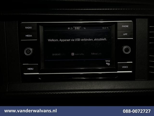 Volkswagen TRANSPORTER 2.0 TDI L2H1 Euro6 Airco | Apple Carplay | Imperiaal | Cruisecontrol | Camera | Trekhaak Android Auto, Parkeersensoren, Achterklep