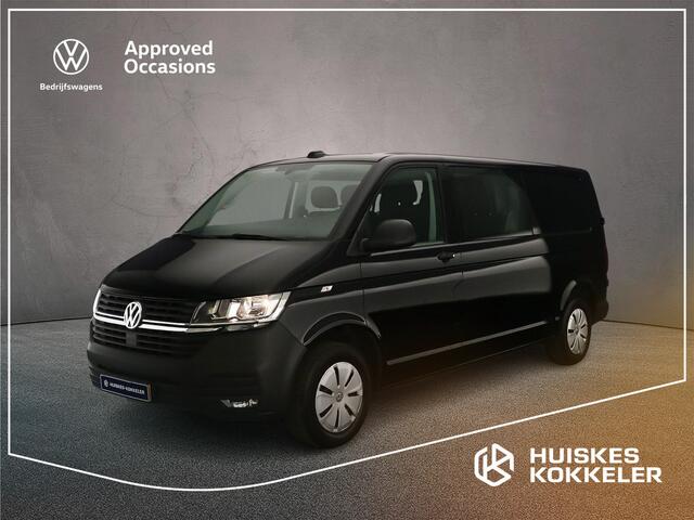 Volkswagen TRANSPORTER 2.0 TDI 110 PK L2 Dubbele cabine Comfortline | 6-zitplaatsen | Betimmering | Trekhaak | Navigatie (Apple carplay / Android Auto)
