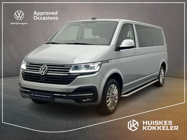 Volkswagen TRANSPORTER T6.1 2.0 TDI 150pk DSG L2 Bulli Dubbele cabine | Trekhaak | Lage km.stand |Achterdeuren | Sidebars | ACC | LED koplampen