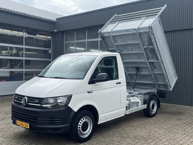 Volkswagen TRANSPORTER 2.0 TDI L1H1 Kipper Elektrische ramen Hoge schotten Kieper Pick-up Open laadbak P-up Bpm vrij voor particulier gebruik!!