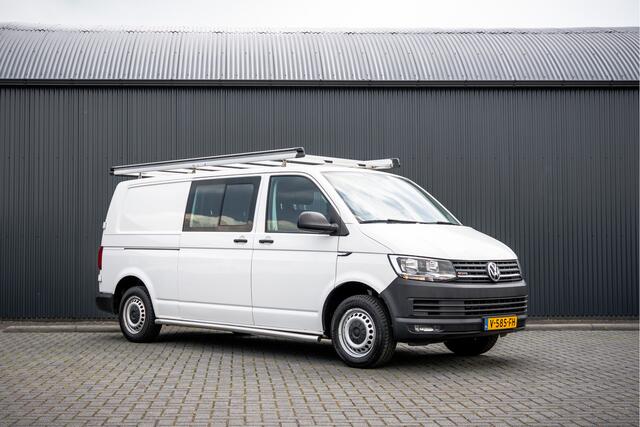 Volkswagen TRANSPORTER 2.0 TDI 4motion L2H1 | 150 PK | DC 6-Zits | 1e Eigenaar | Cruise | Zijschuifdeur R+L | Airco | Imperiaal | Trekhaak