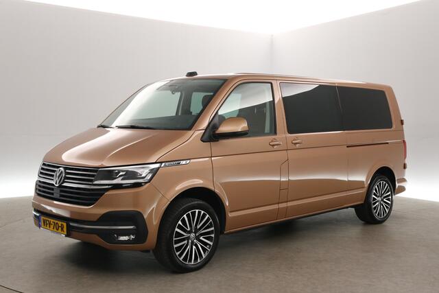 Volkswagen TRANSPORTER 2.0 TDI L2H1 Bulli 200PK | Dubbele Cabine | Automaat | Airco | Camera | Virtual | Cruise | Leder | Trekhaak | Carplay | 2xSchuifdeur