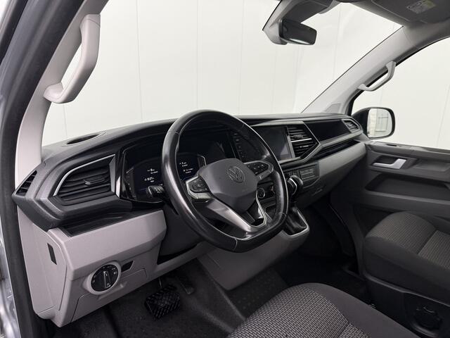 Volkswagen TRANSPORTER 2.0TDI 150PK DSG Automaat Dubbele Cabine | LED | Digital Cockpit | Navigatie | Camera | Multimedia | Airco | Cruise | Standkachel