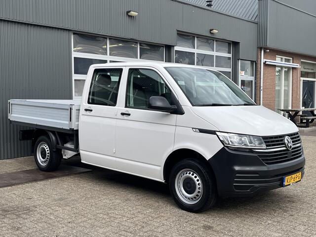 Volkswagen TRANSPORTER 2.0 TDI DC Pick-up Openlaadbak Airco Telefoonverbinding 6-Persoons 1e eigenaar Dubbele cabine P-up Euro 6 Bpm vrij voor particulier gebruik!!