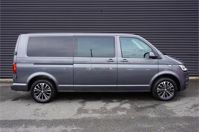 Volkswagen TRANSPORTER Bulli 150pk Automaat Dubbele cabine 2x schuifdeur LED Apple carplay Camera parkeersensoren Digitaal Dashboard ACC Cruise control Stoelverwarming