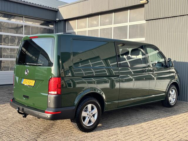 Volkswagen TRANSPORTER 2.0 TDI L2H1 4x4 DC 150pk 4 motion Bpm vrij Standkachel Trekhaak 2500kg App conect Cruise controle Navigatie Sperdif 1e eigenaar Bpm Vrij Dealer onderhouden Vierwielaandrijving