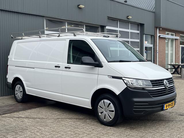Volkswagen TRANSPORTER 2.0 TDI L2H1 150pk dubbele schuifdeur Airco Cruise controle Imperiaal Trekhaak 2500kg trekgewicht Telefoonverbinding Standkachel 3-Persoons Euro 6